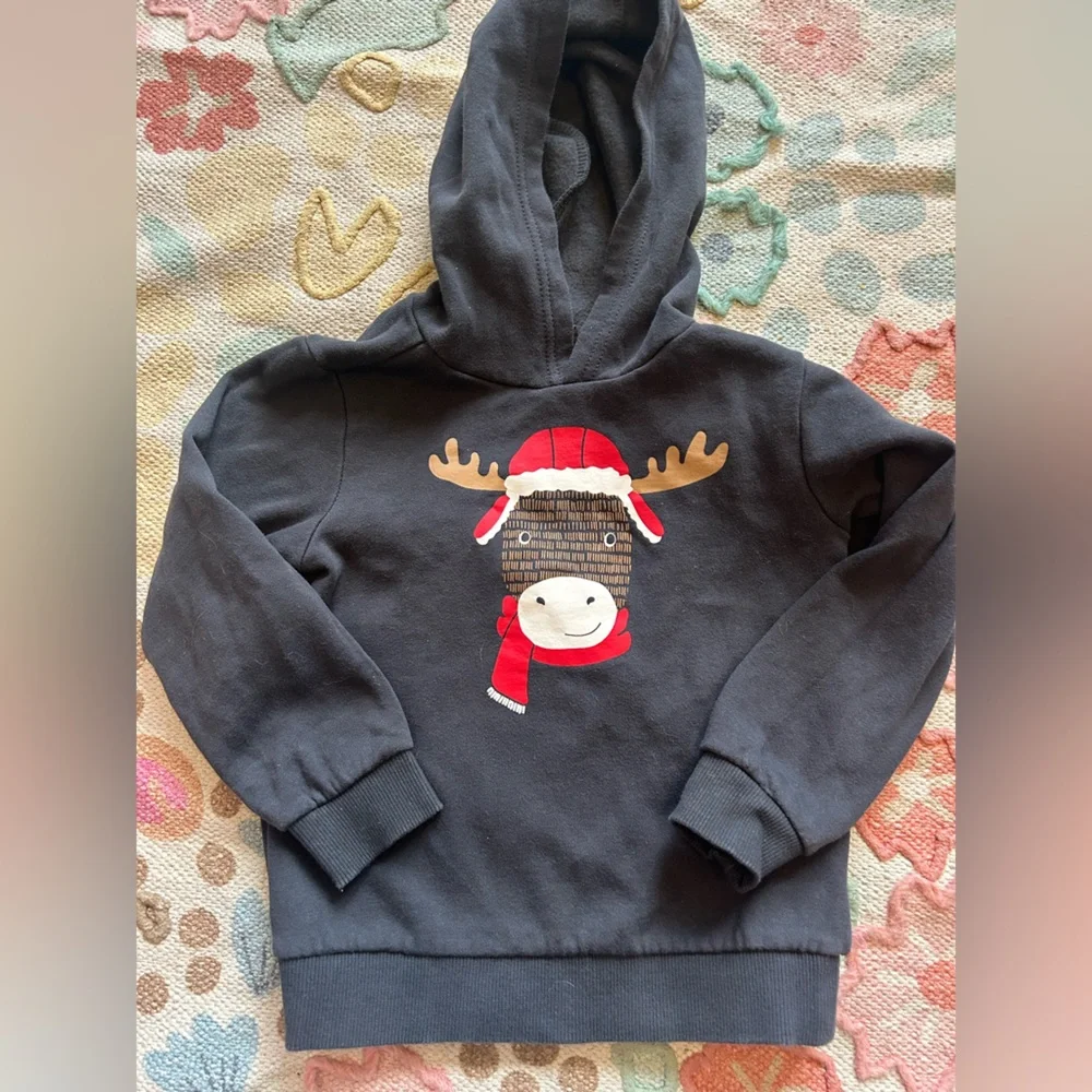 Kids Reindeer Hoodie 5T